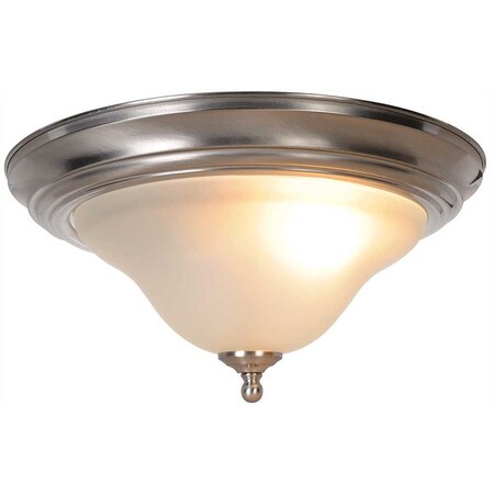 Monument 2-Light Brushed Nickel Flushmount 617257